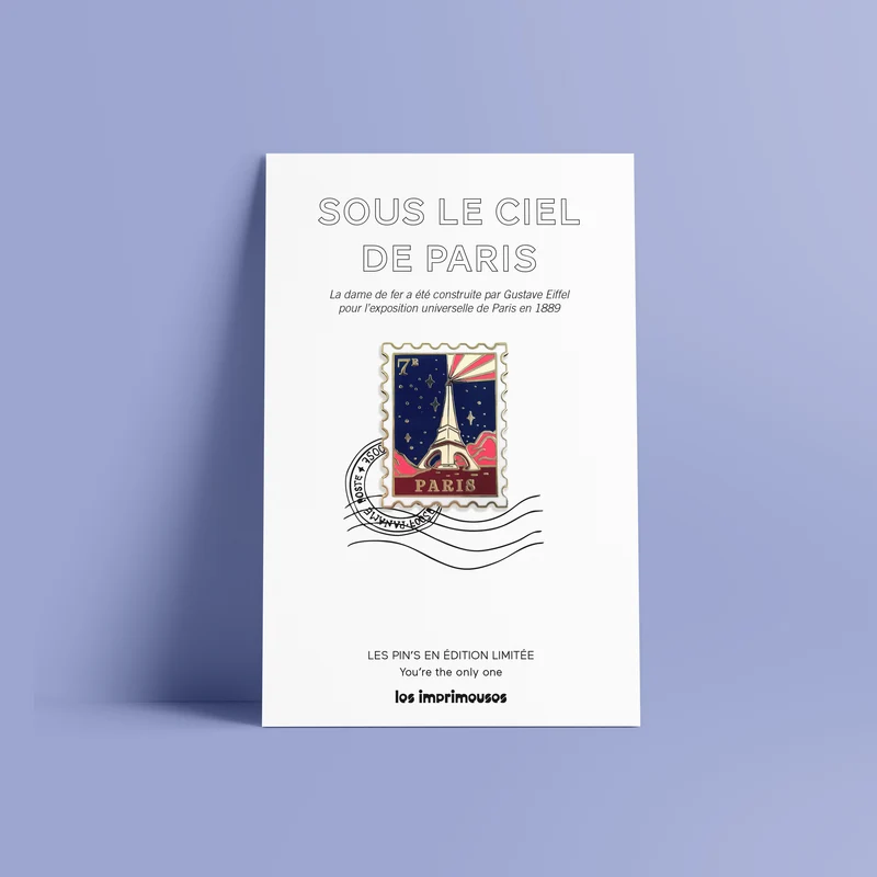 Pin’s Timbre Paris 7e - Sous le ciel de Paris