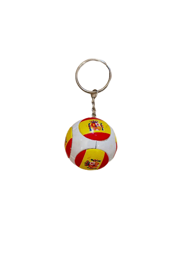 Porte-clé foot drapeau Espagne (x12)