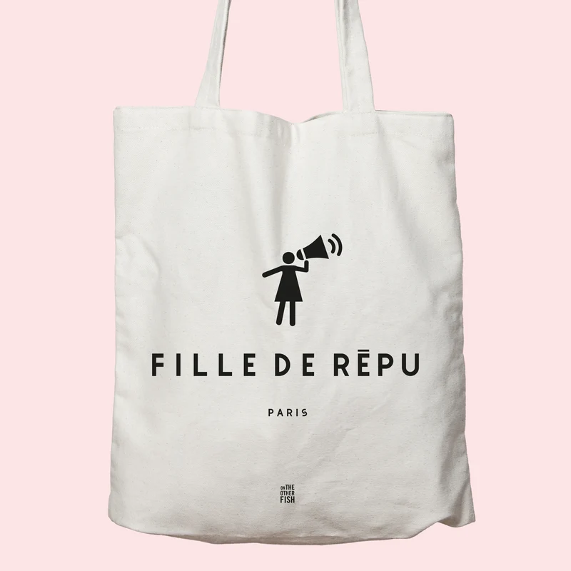 Sac sérigraphié - Fille de Répu - Paris