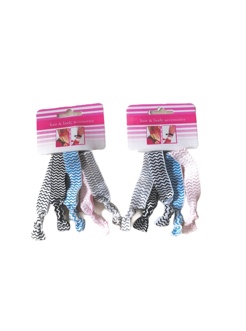 Paquet de 5 Élastiques cheveux (x12) 0,75€/paquet