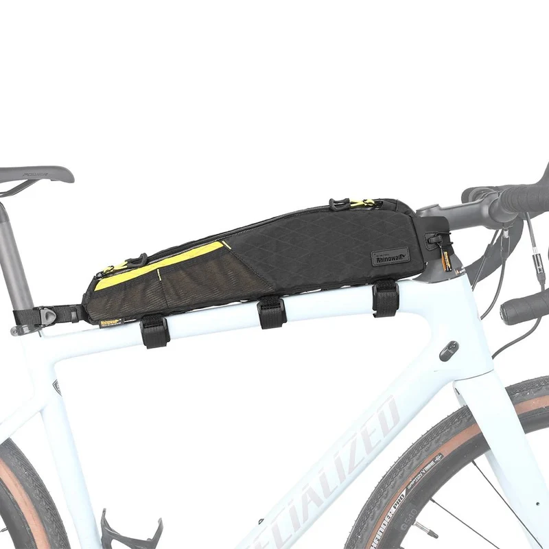 Sacoche de vélo étanche 2,1L pour cadre avant de vélo, gravel et VTT "Rhinowalk - Wilderness BHD0015"