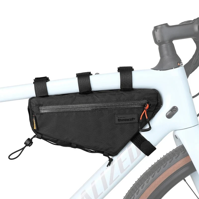 Sacoche triangulaire étanche pour cadre avant de vélo, 1,7L, pour le cyclotourisme et bikepacking "Rhinowalk - Wilderness BHD0016"
