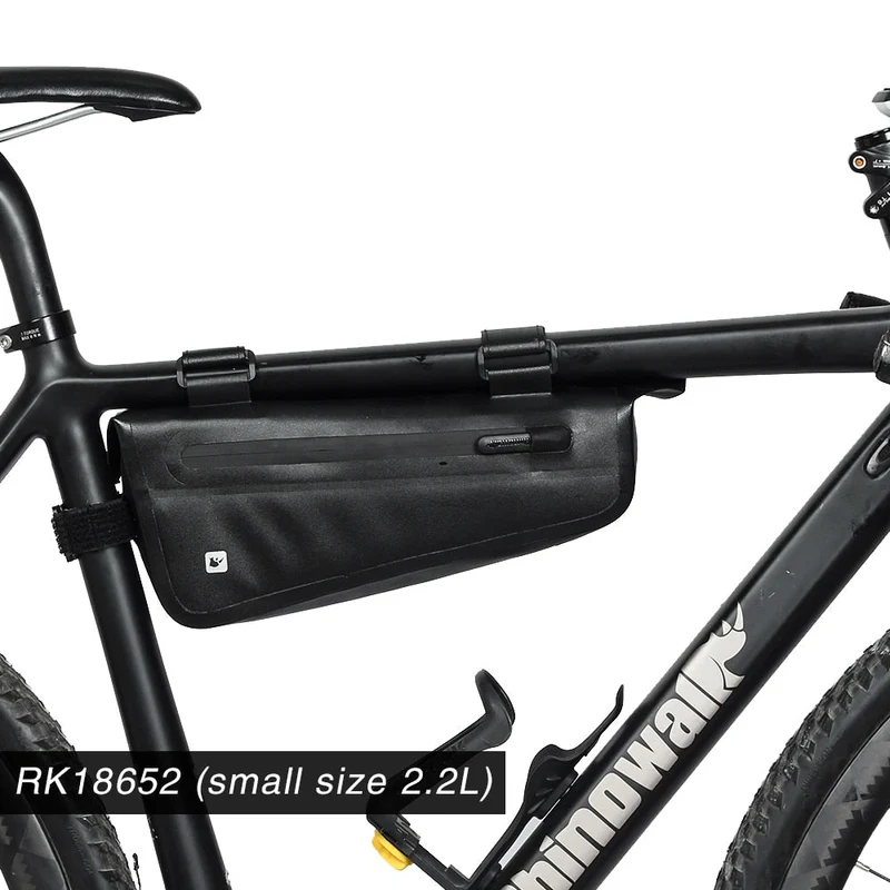 Sacoche triangulaire pour cadre de vélo 2.2L / 3L "Rhinowalk - RK18652/3"