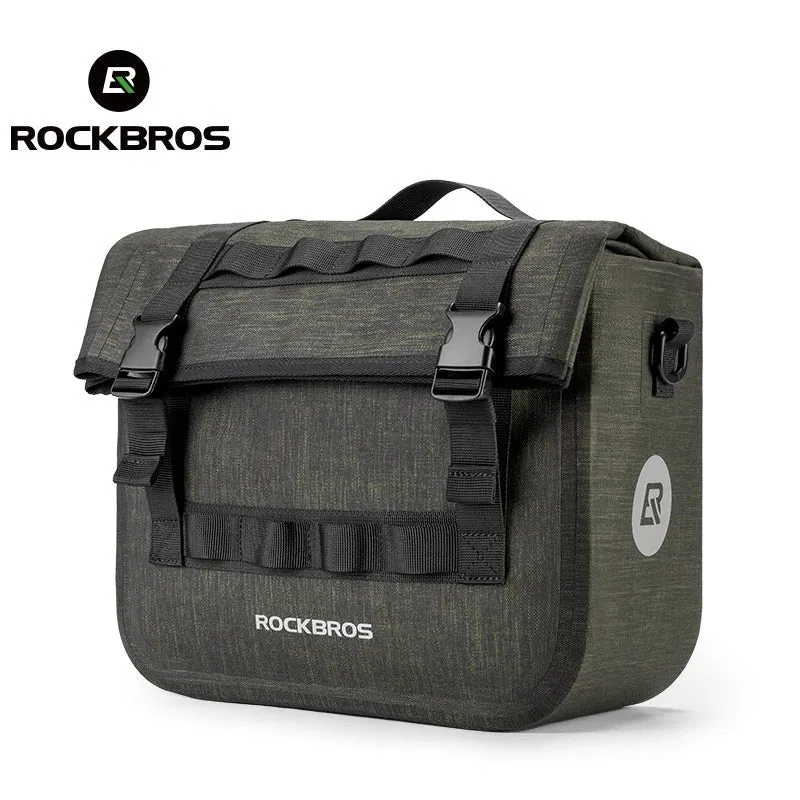 Sacoche de vélo multifonctionnelle 100% imperméable sur porte-bagage 15L "ROCKBROS - AS127"