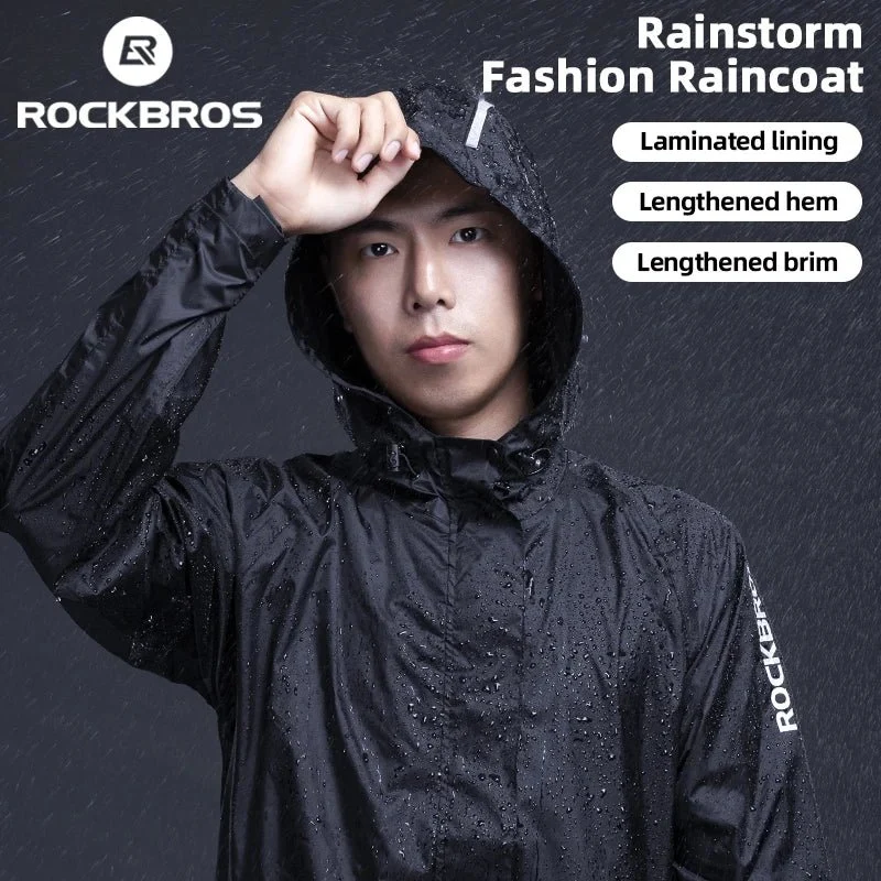 Veste imperméable ultralight bikepacking / running 260g "ROCKBROS - YPY013BK"