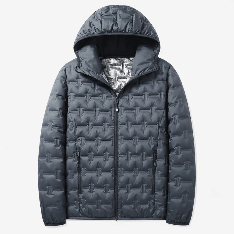 Veste trekking homme chaude à capuche