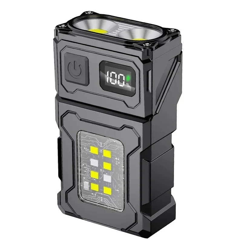 Lampe torche puissante LED aimantée randonnée
