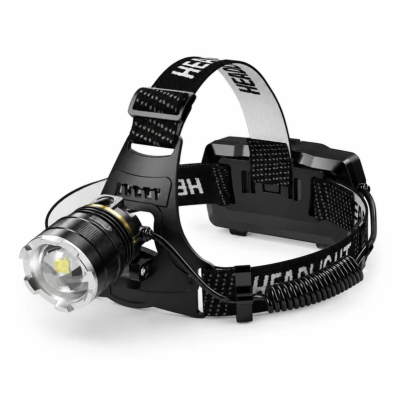 Lampe frontale LED longue portée randonnée