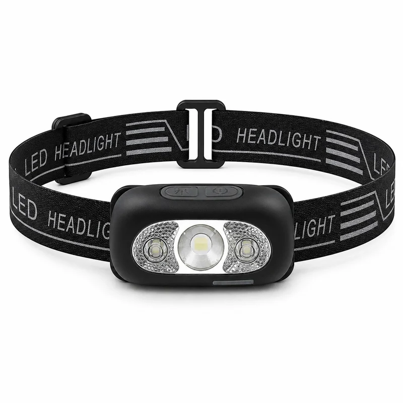 Lampe frontale LED étanche randonnée