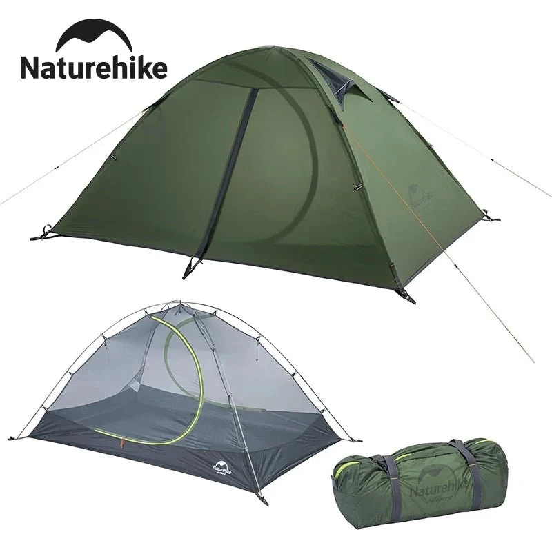 Tente légère double-parois pour le bivouac et camping 2 personnes 2kg "Naturehike - Summer 2"
