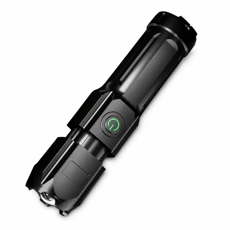 Lampe torche LED zoom rechargeable randonnée