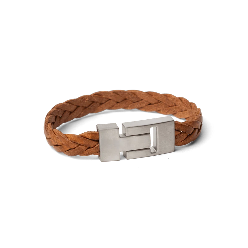 Bracelet Millau Inox - Marron