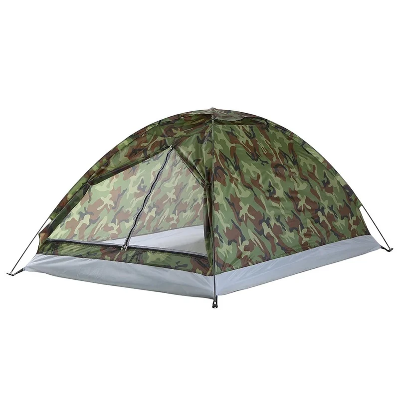 Tente camping motif kaki randonnée légère