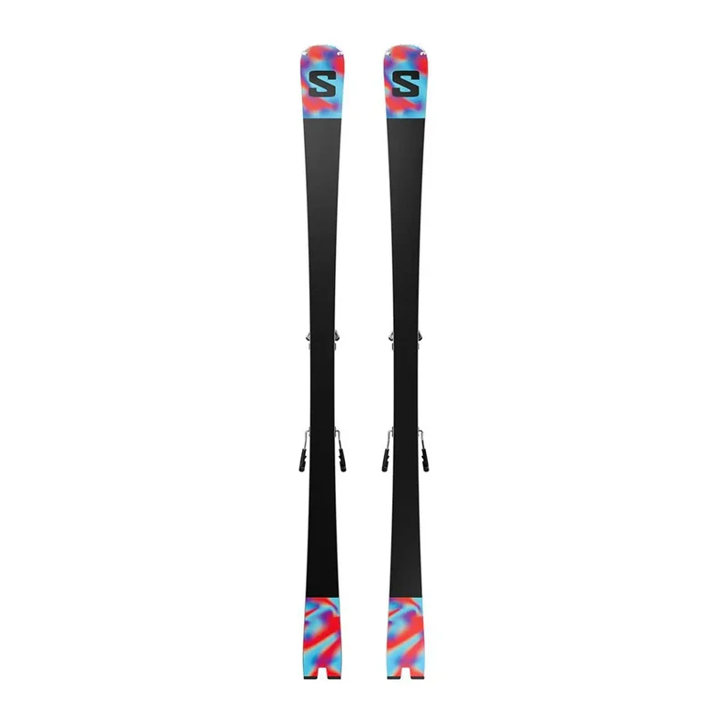 Skis alpins Salomon Addikt 72 avec fixations MI12 GW F80