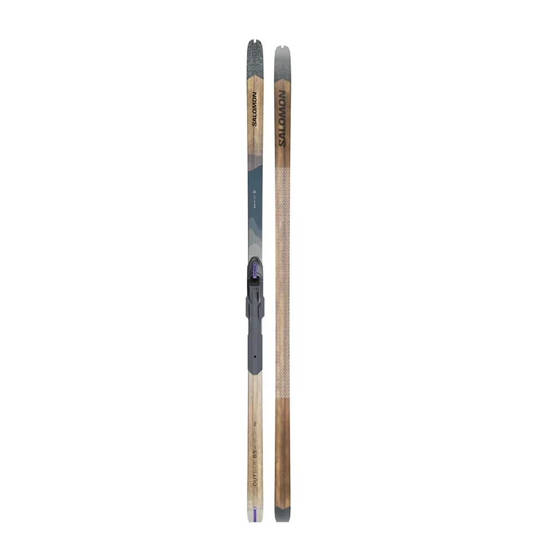 Skis de fond hors-piste Salomon Outside 65 Grip avec fixations BC Outside