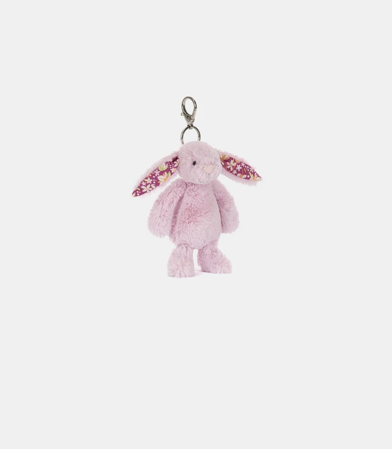 Thistlepop blossom bunny bag charm