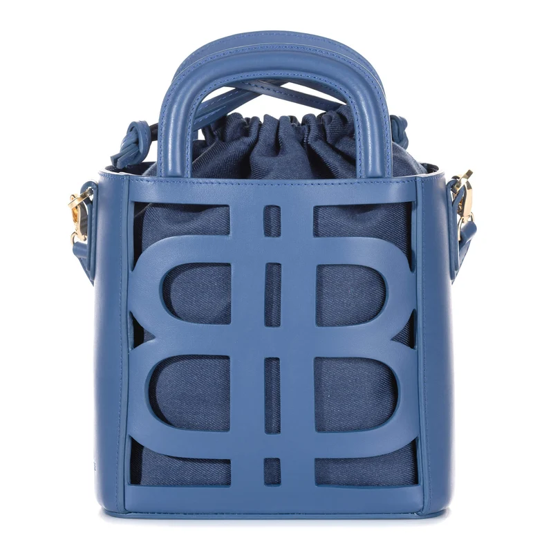 Sac à Main Seau LB - Bleu Marine