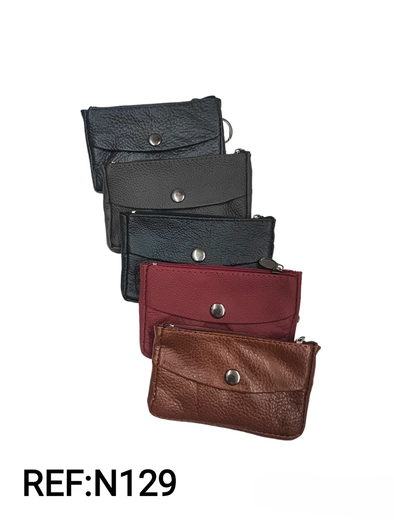 Porte-monnaie en cuir véritable (x12) #159