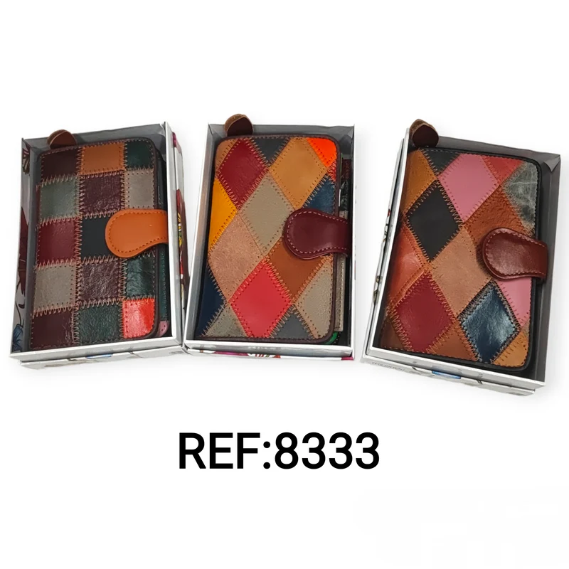 Porte monnaie Cuir Avec Boîte (X3) #8333