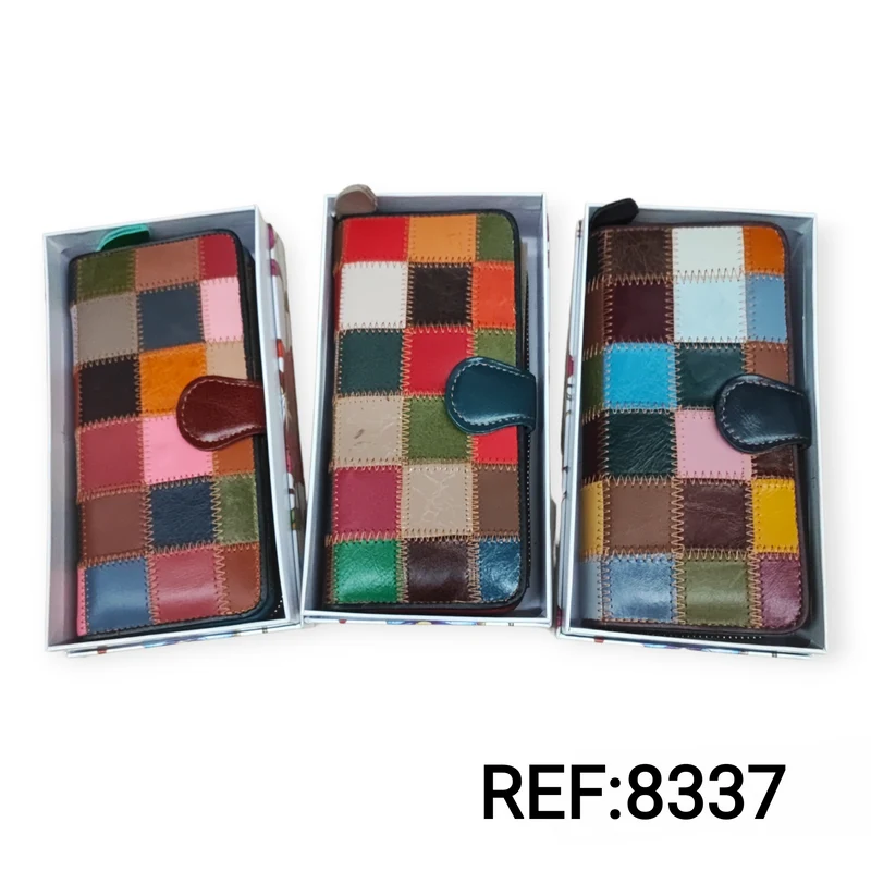 Portefeuille Cuir Avec Boîte (X3)