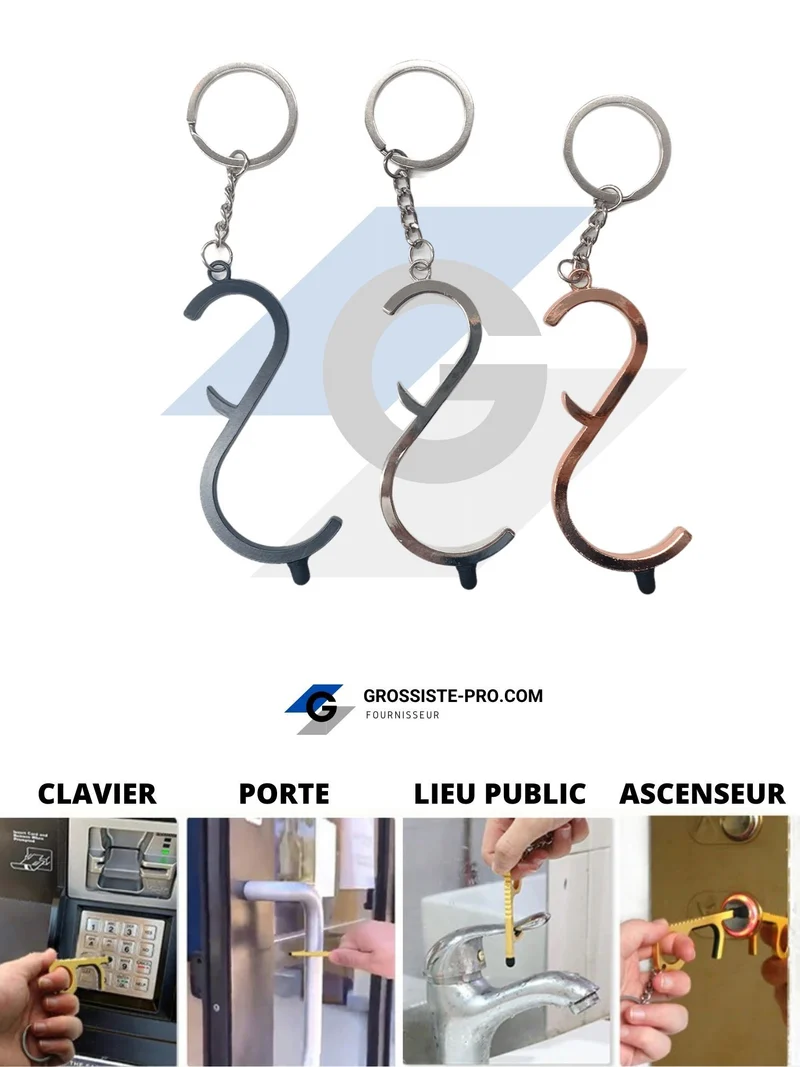 Porte-clé "sans-contact" S Décapsuleur (x12)