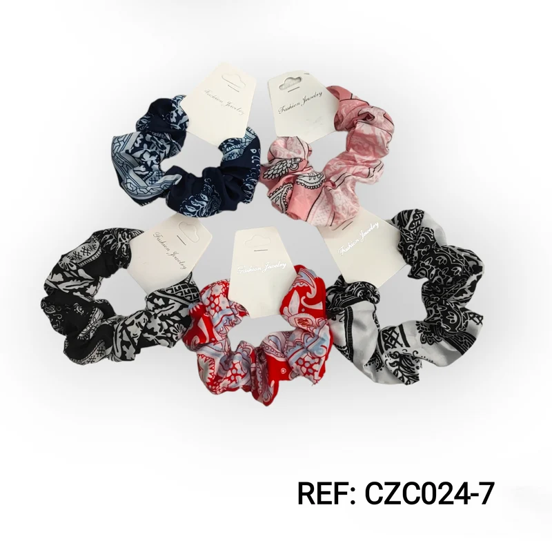 Chouchou Scrunchie élastique froufrou (2x12)#7