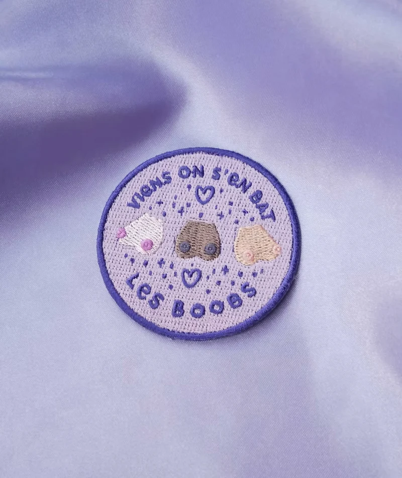 Patch Thermocollant "vient on s'en bat les boobs" - Malicieuse