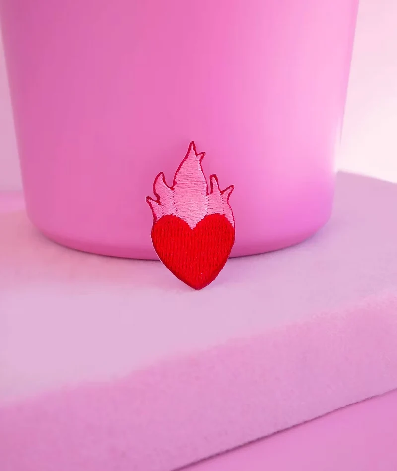 Patch Thermocollant Mini Coeur Enflammé - Malicieuse