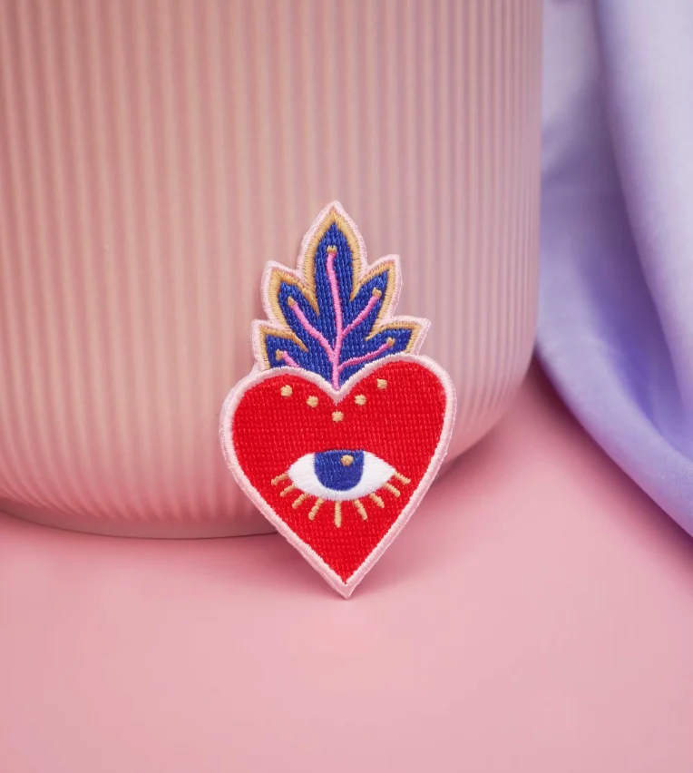 Patch Thermocollant Coeur Ex Voto - Malicieuse