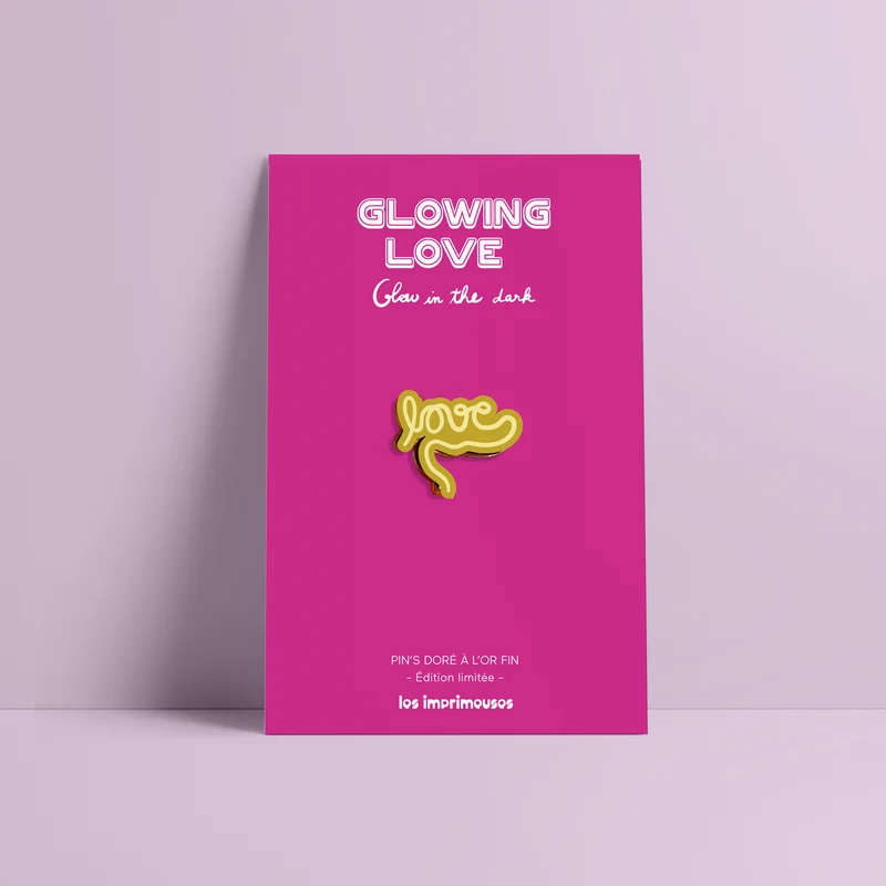 Pin's Glowing Love - Love phosphorescent