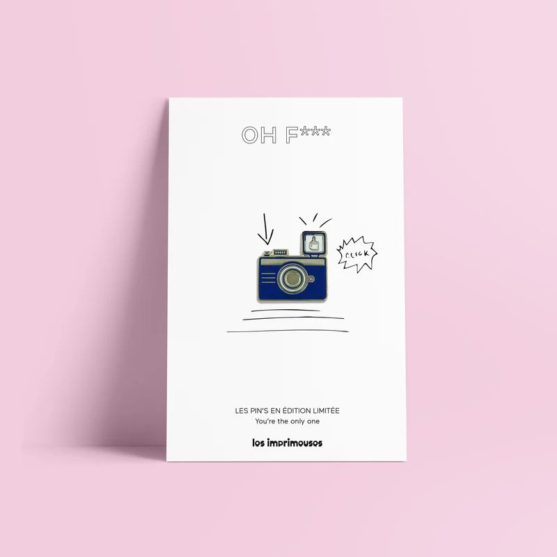 Pin’s Appareil Photo - Oh F*ck !