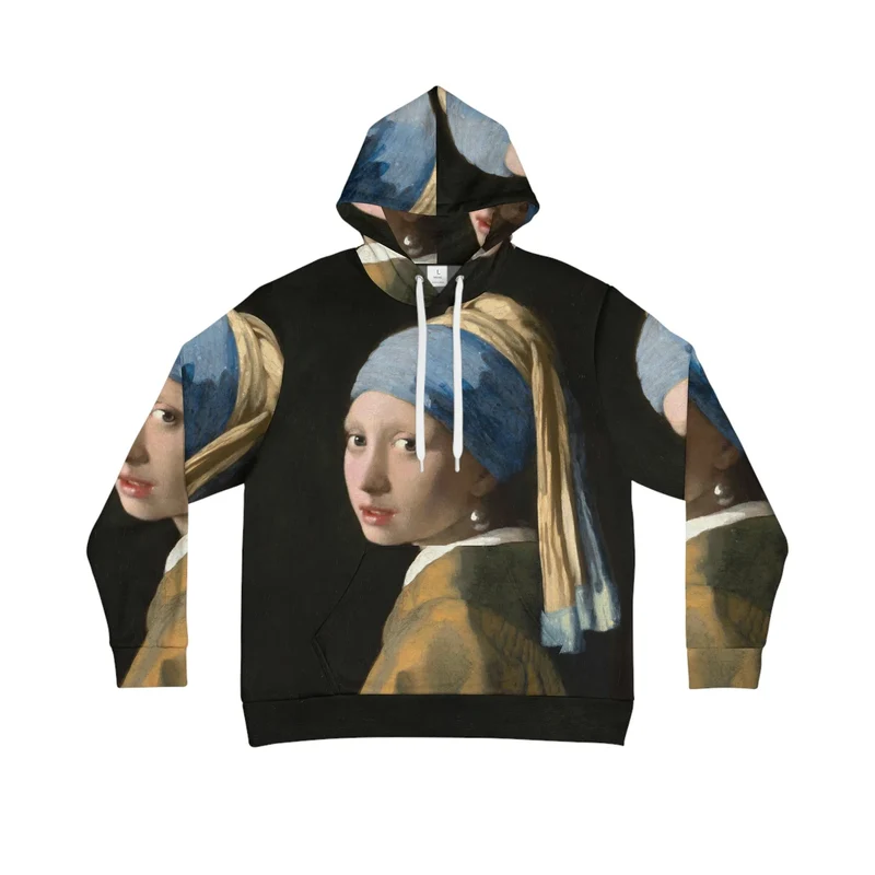 Girl with a Pearl Earring Johannes Vermeer Art Hoodie