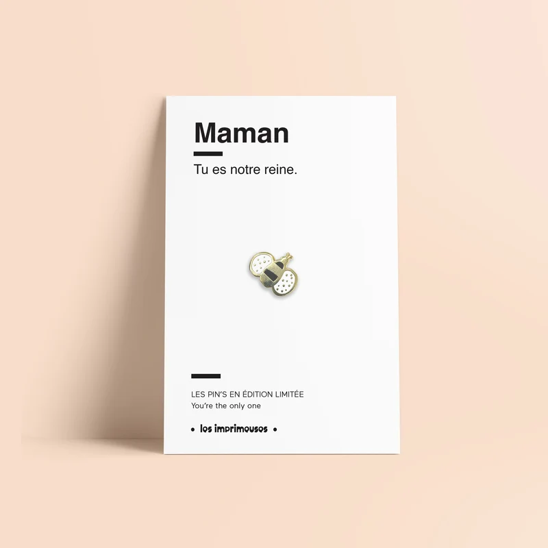 Pin’s Abeille - Maman (Fête des Mères)