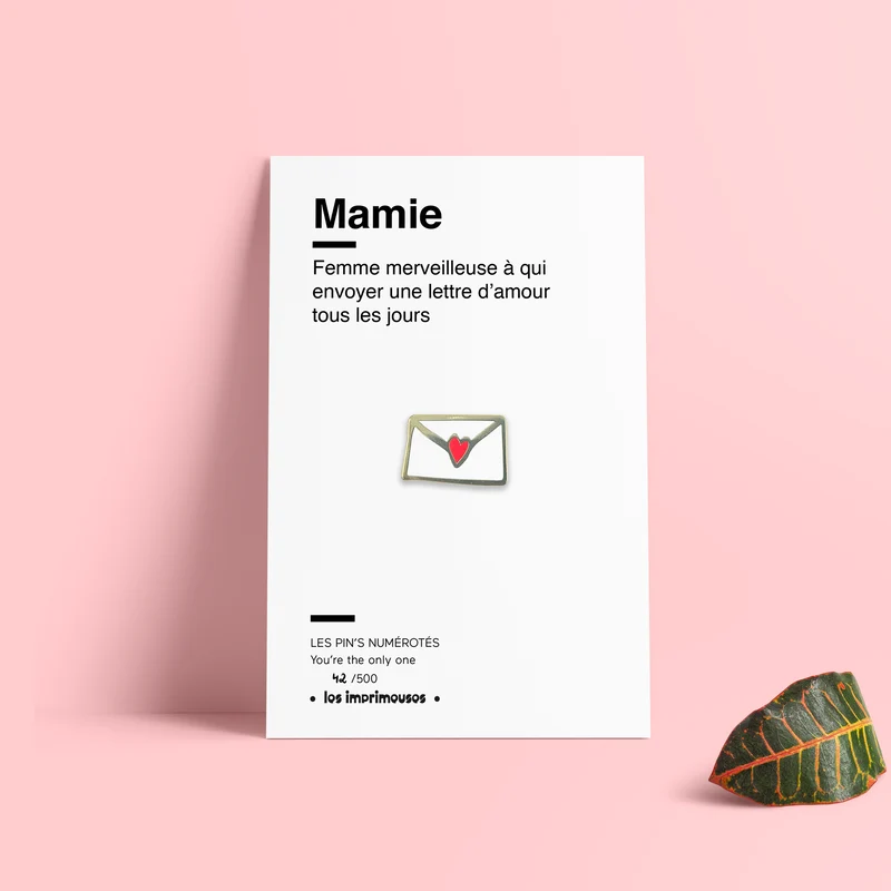 Pin's Lettre - Mamie (Fête des Grands-mères)