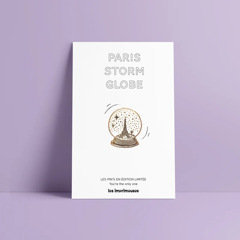 Pin’s Boule à neige Tour eiffel - Paris Storm Globe