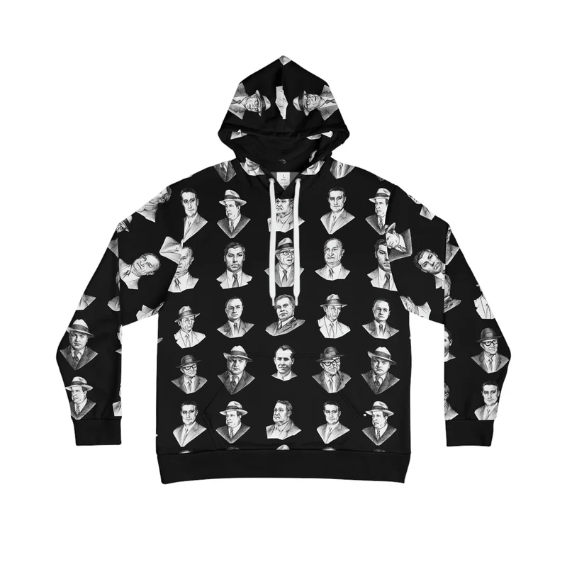 Cosa Nostra Mob Bosses Portraits Hoodie