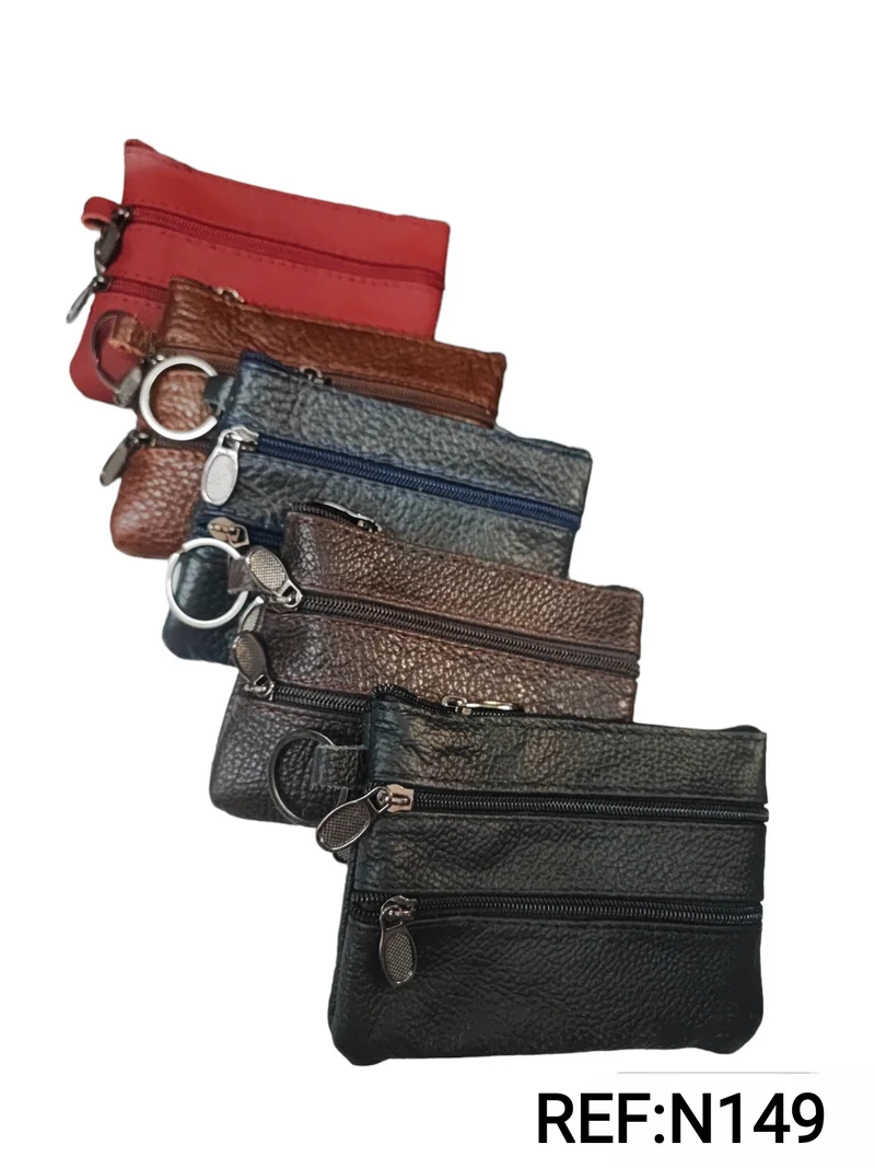 Porte-monnaie en cuir véritable (x12) #149