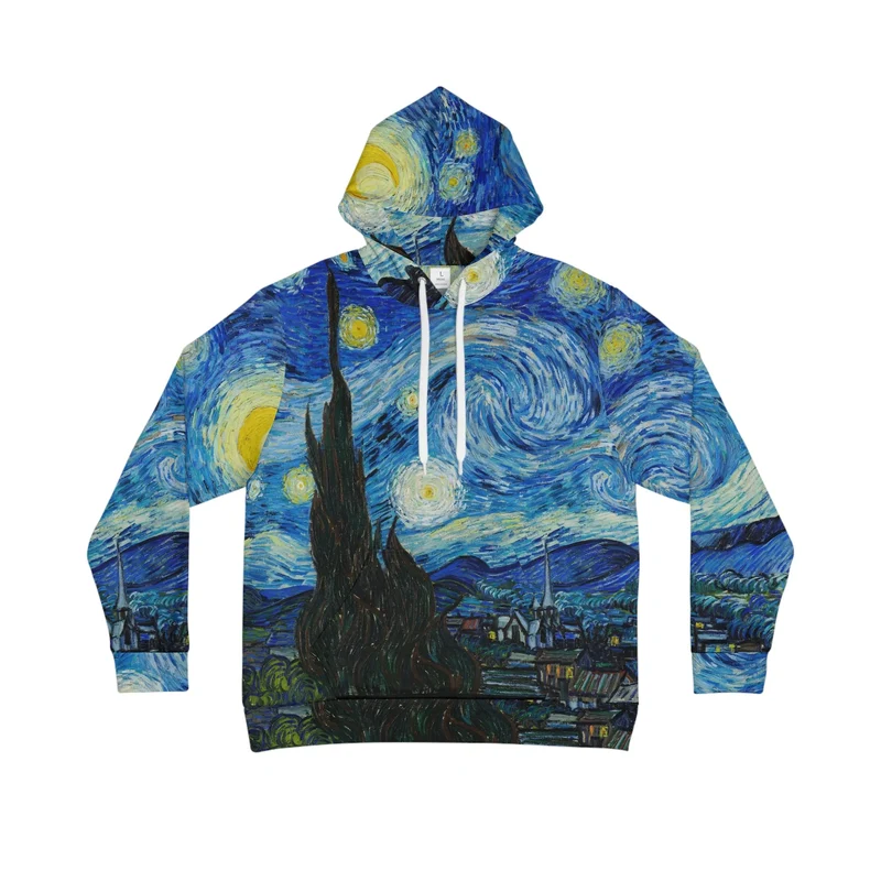 The Starry Night Van Gogh Art Hoodie