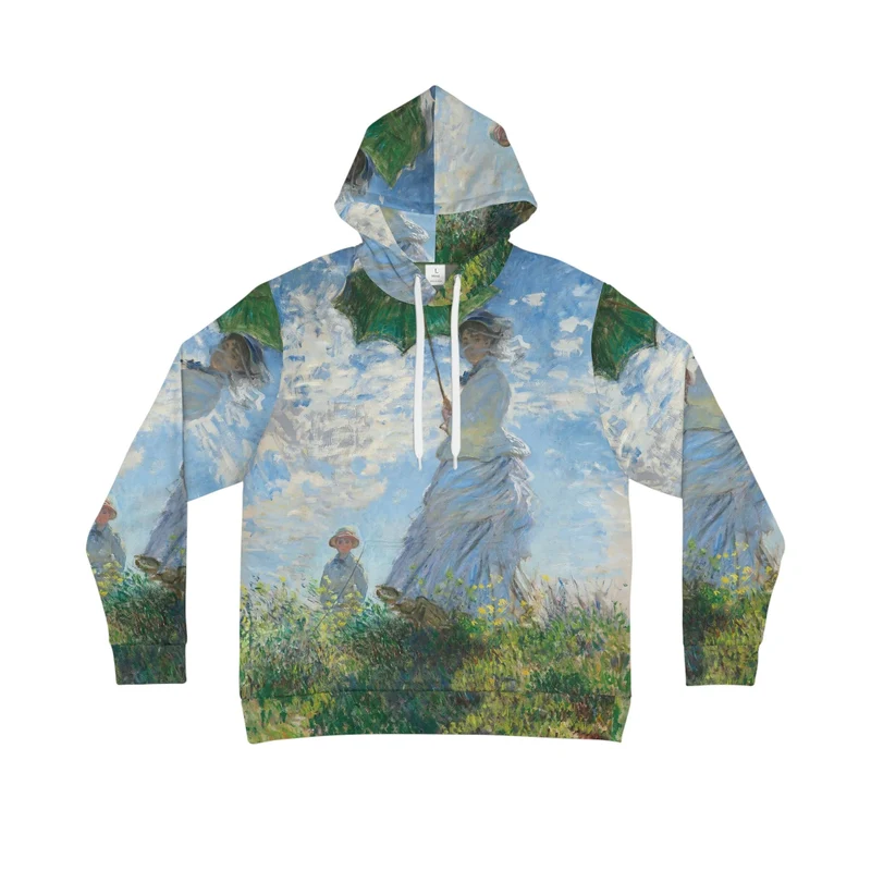 Woman with a Parasol Claude Monet Hoodie