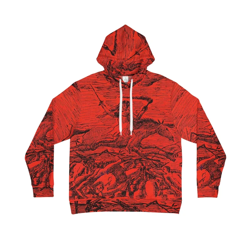 La Guerre The War by Henri Rousseau Art Hoodie