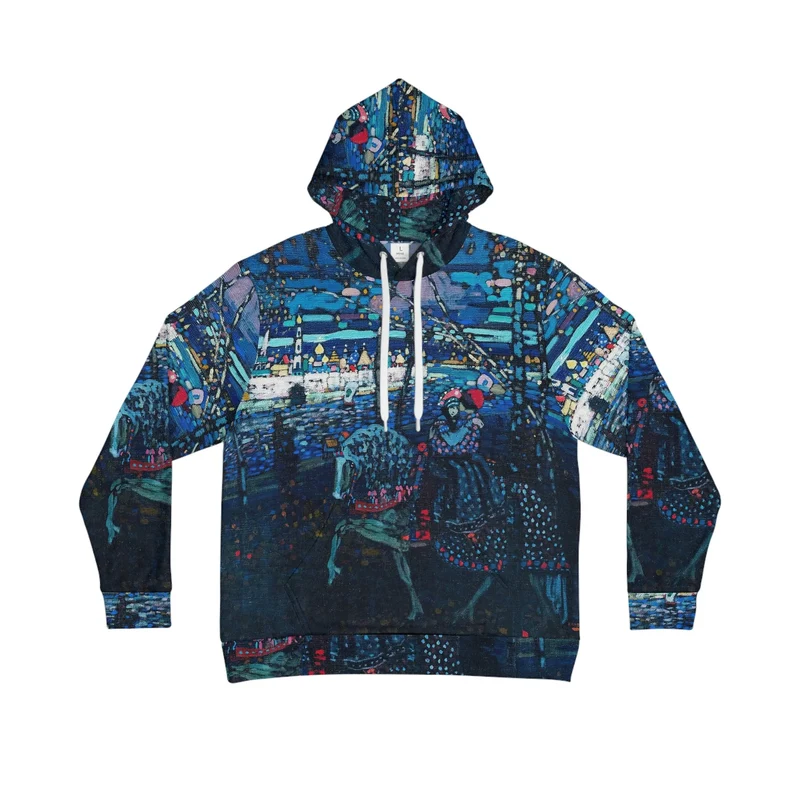 Riding Couple by Wassily Kandinsky Art Hoodie