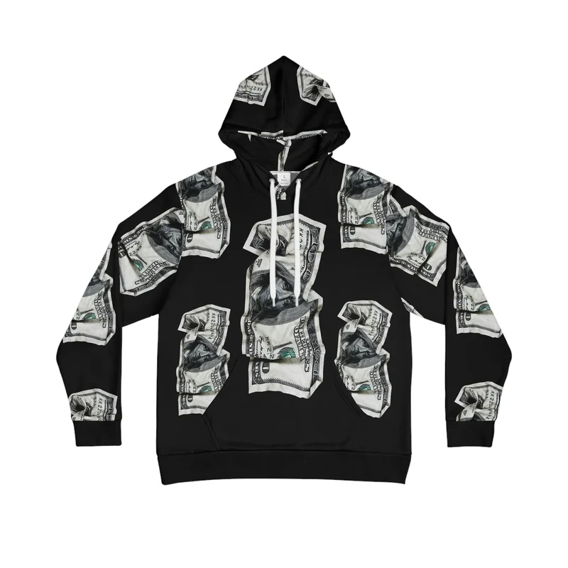 Dollar bill Money Art Hoodie