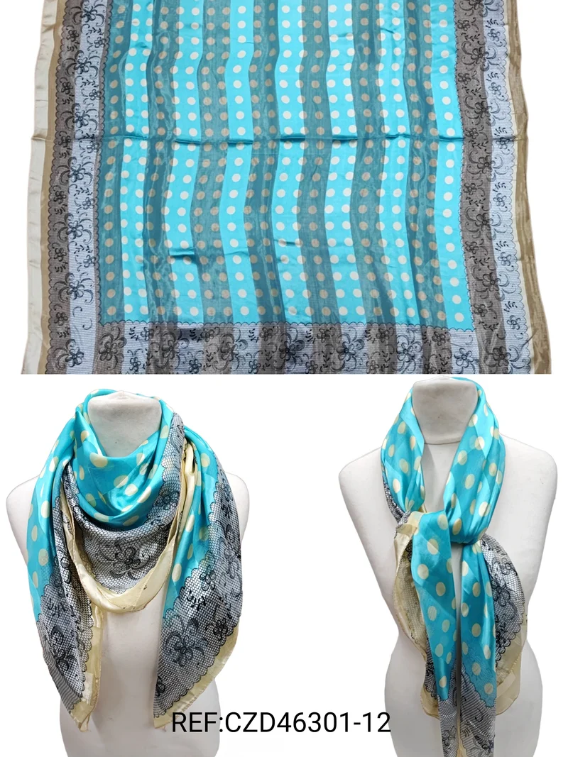 Foulard carré 90x90 (x10) CZD46301#12