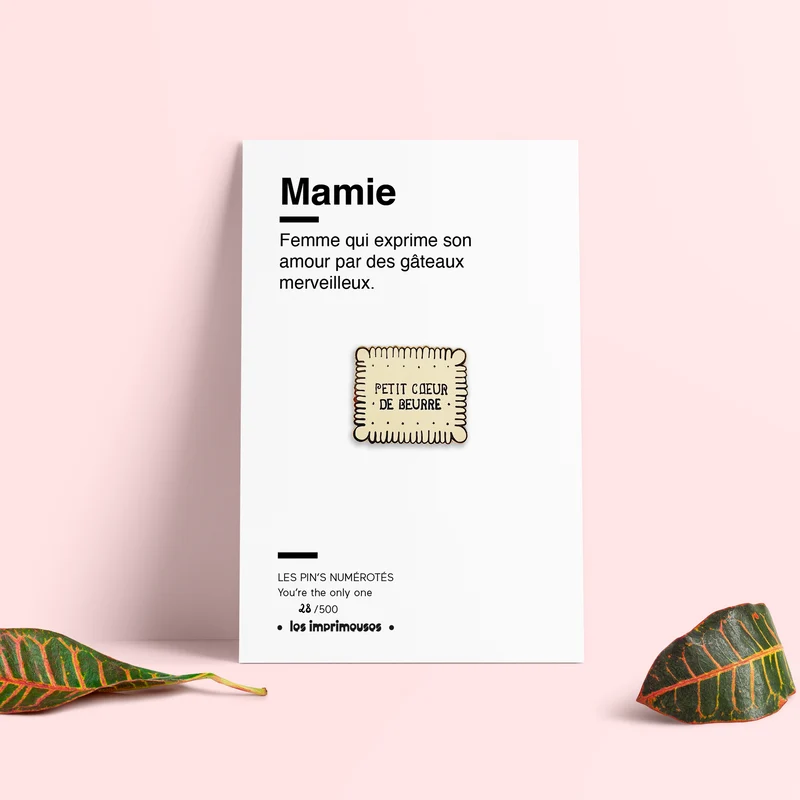Pin's Biscuit - Mamie (Fête des Grands-mères)