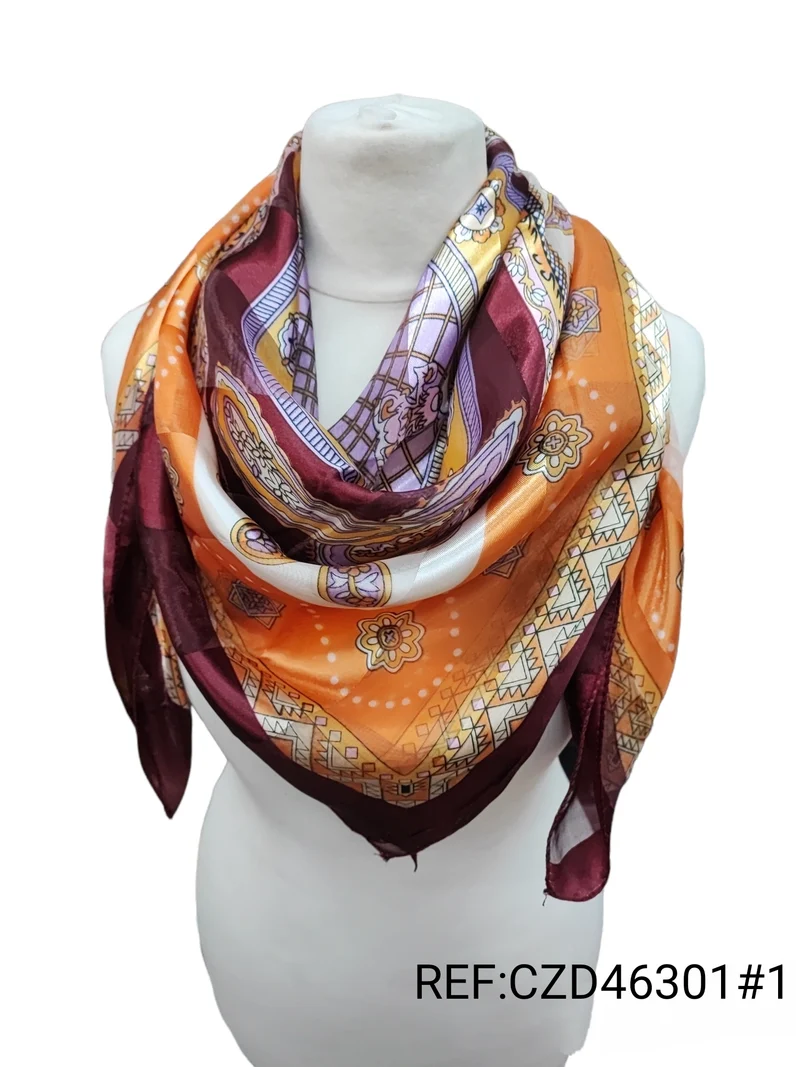 Foulard carré 90x90 (x10) CZD46301#1
