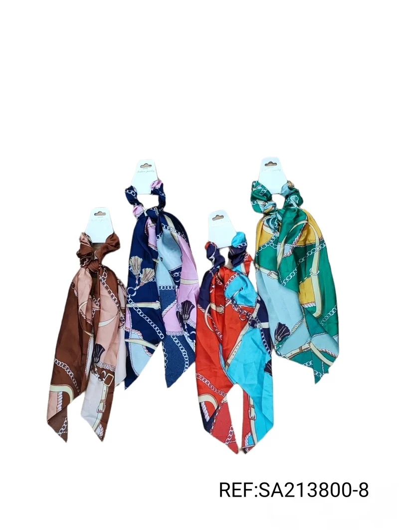 Chouchou motif chaîne (x12)