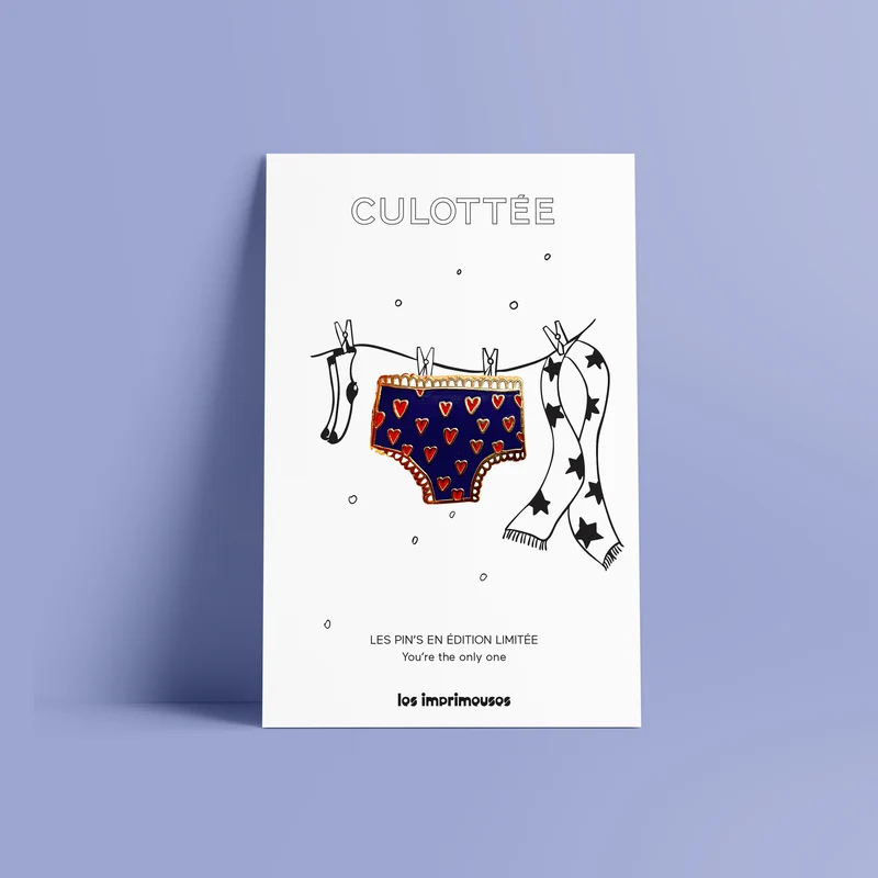 Pin’s Culottée - L’accessoire qui ose