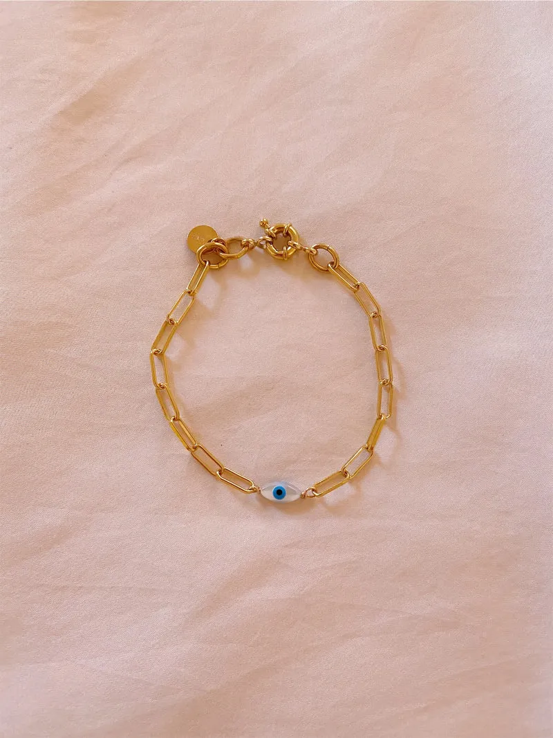 Bracelet oeil bleu nazar - Argument Bijoux