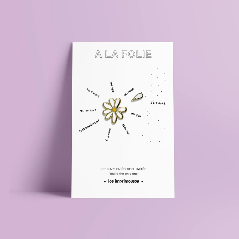 Pin’s Marguerite - À la folie