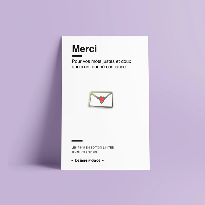 Pin's Lettre - Maîtresse / Maître (fin d'année scolaire)